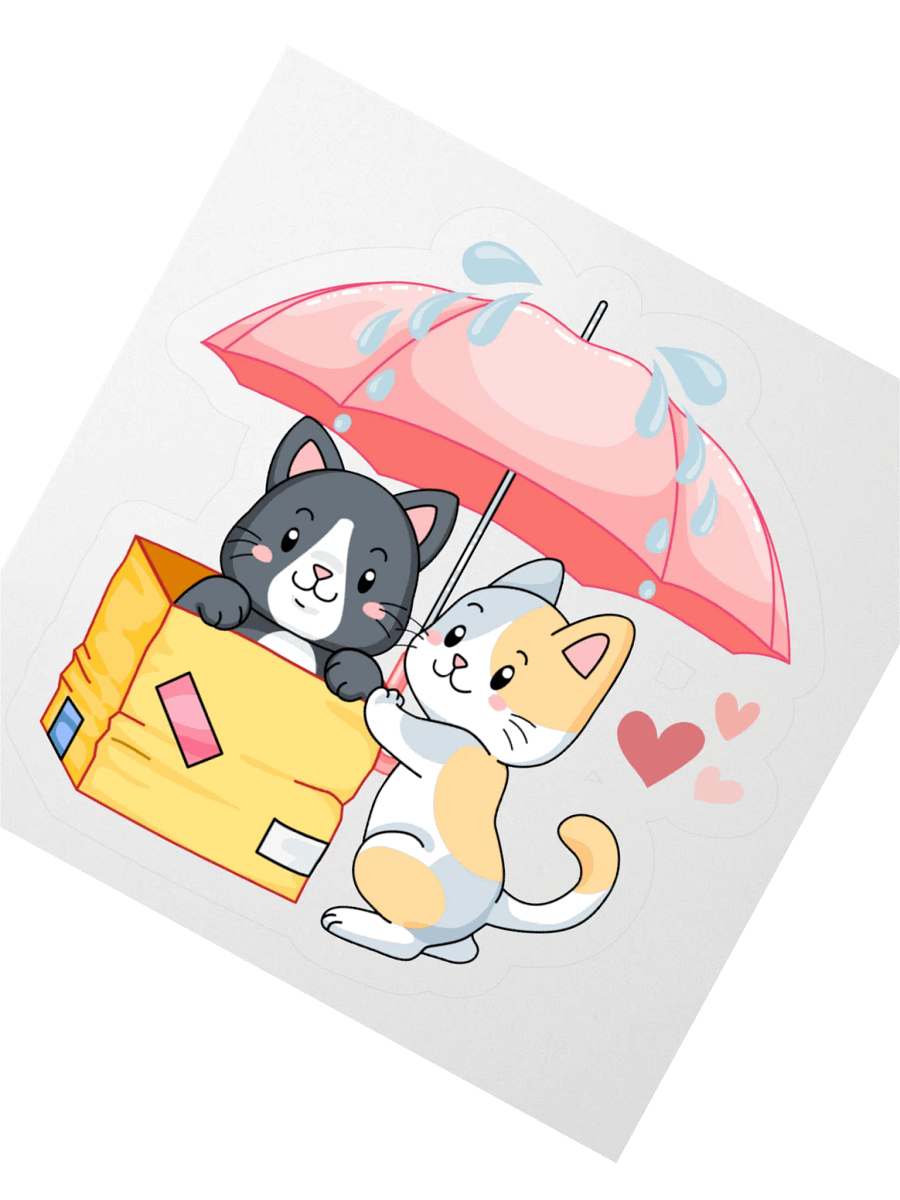 Purrfectly Adorable Cat Sticker Set product image (5)