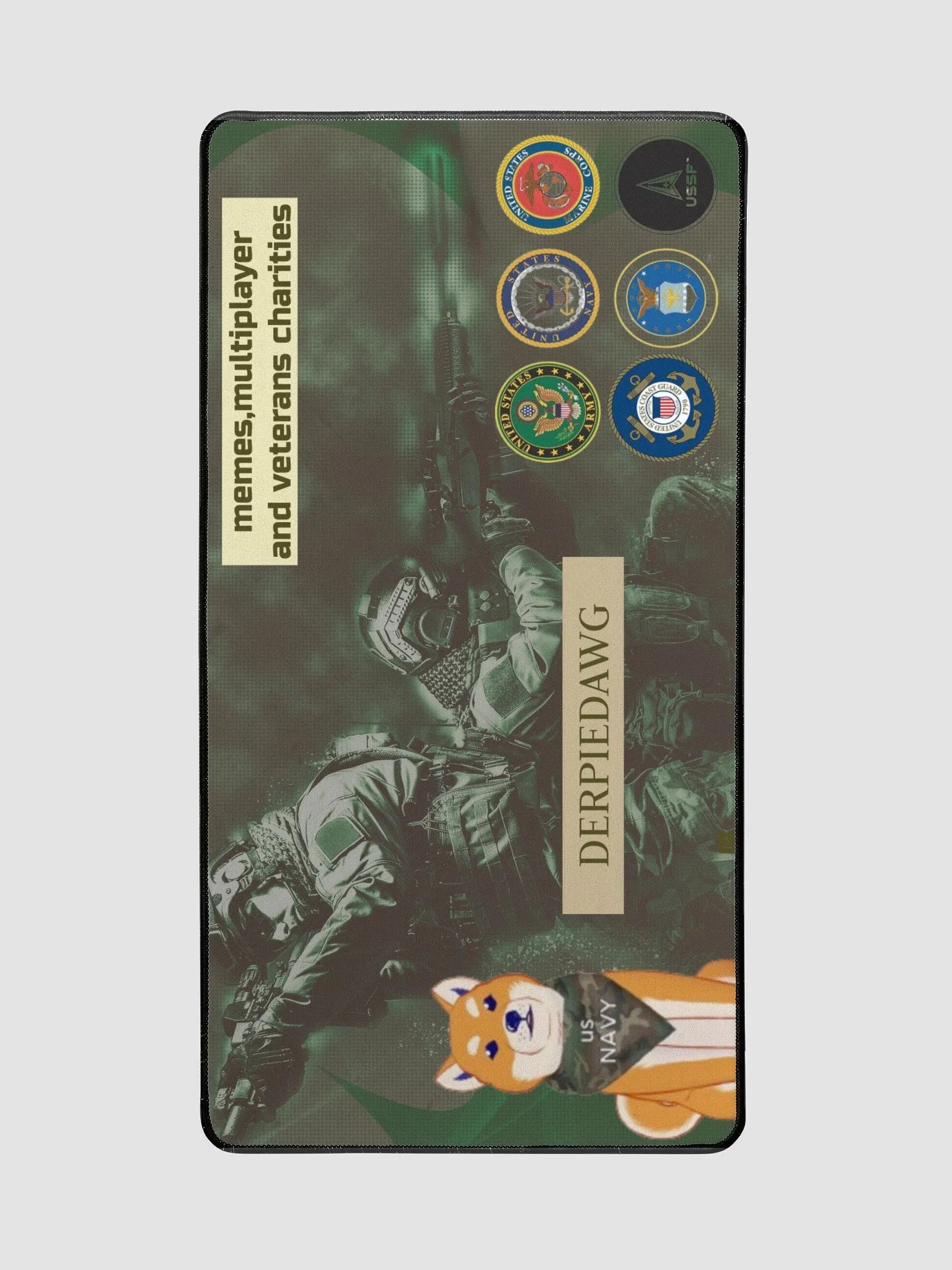 derpie military support desk mat product image (2)