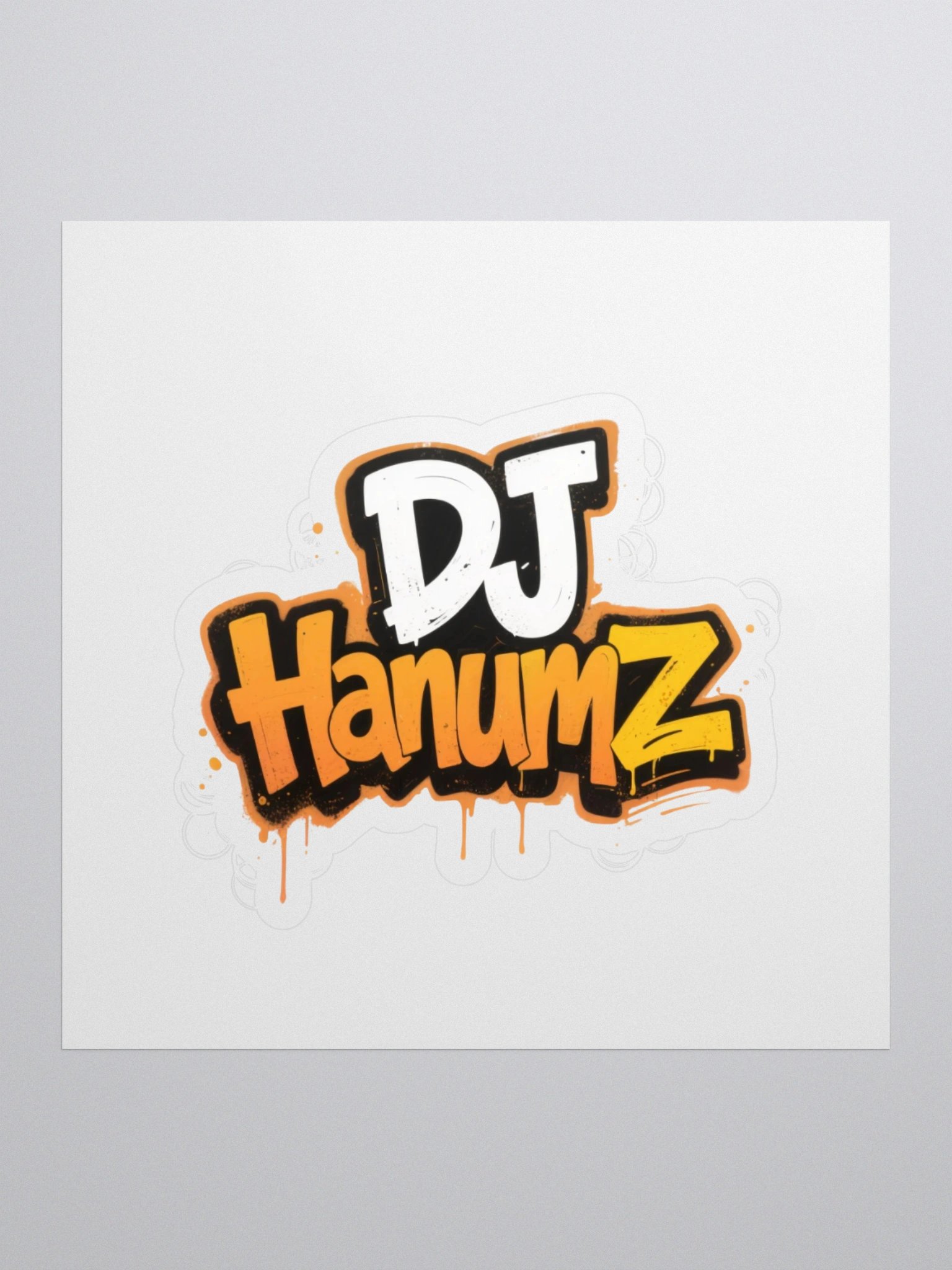DJ HanumZ Name Sticker product image (1)
