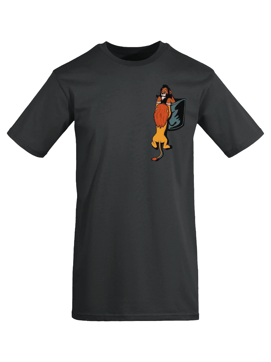 Lion Cliff Betrayal T Shirt – Funny Cartoon Twist – Iconic Scene Parody – Sarcastic Pop Culture Fashion product image (1)