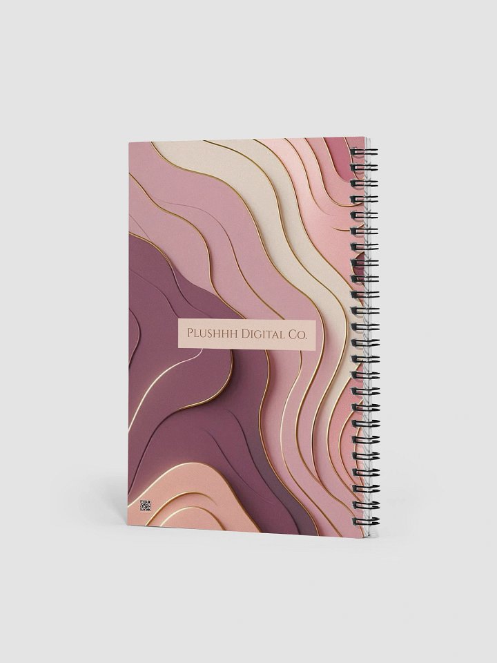Soft Life Notebook – Back to School Notebook for Women | Luxe Abstract Design for Reflection & Notes product image (2)