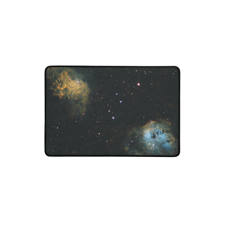Flaming Star and Tadpole Desk Mat product image (1)