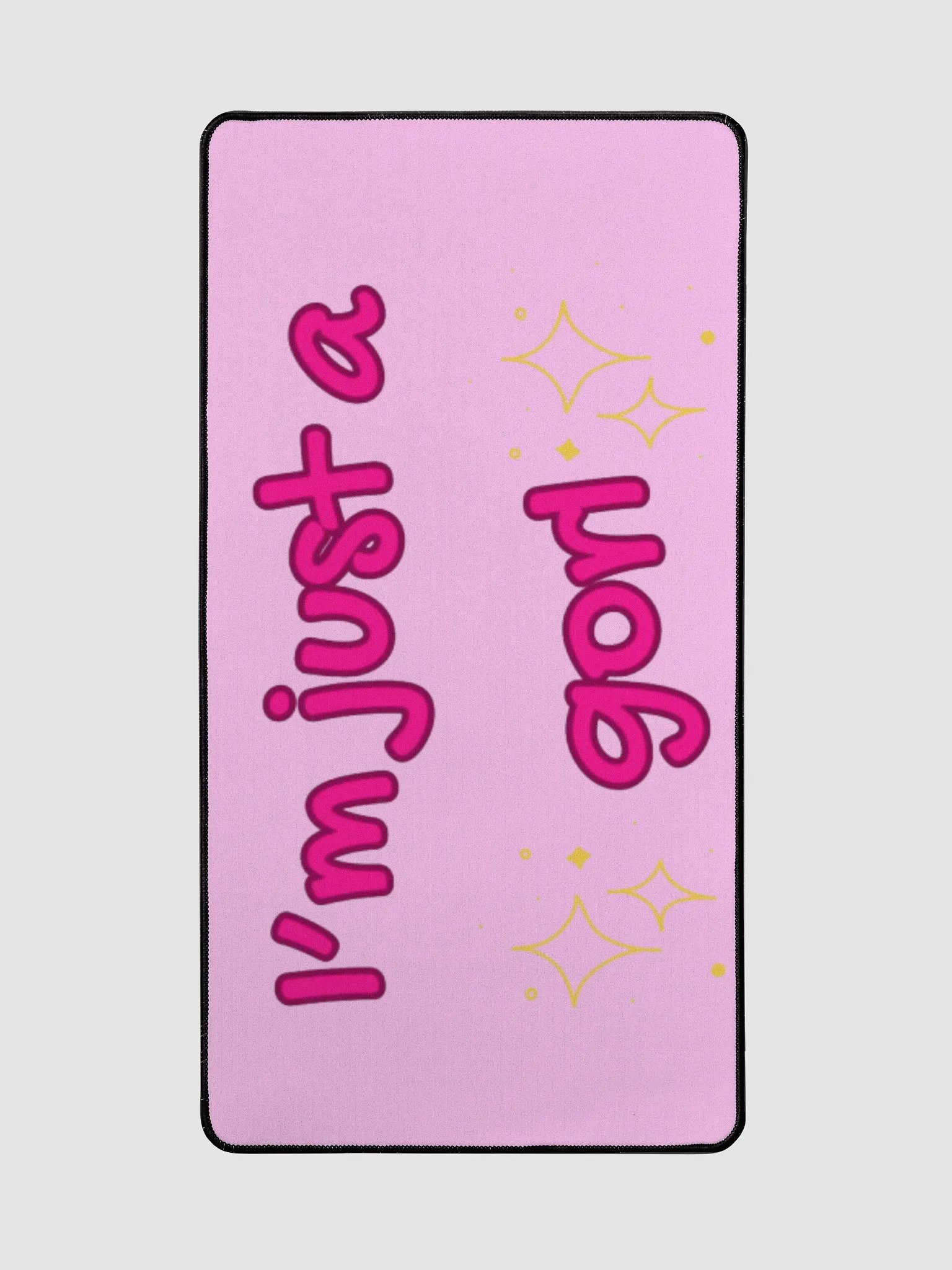 Just a gorl mousepad product image (2)
