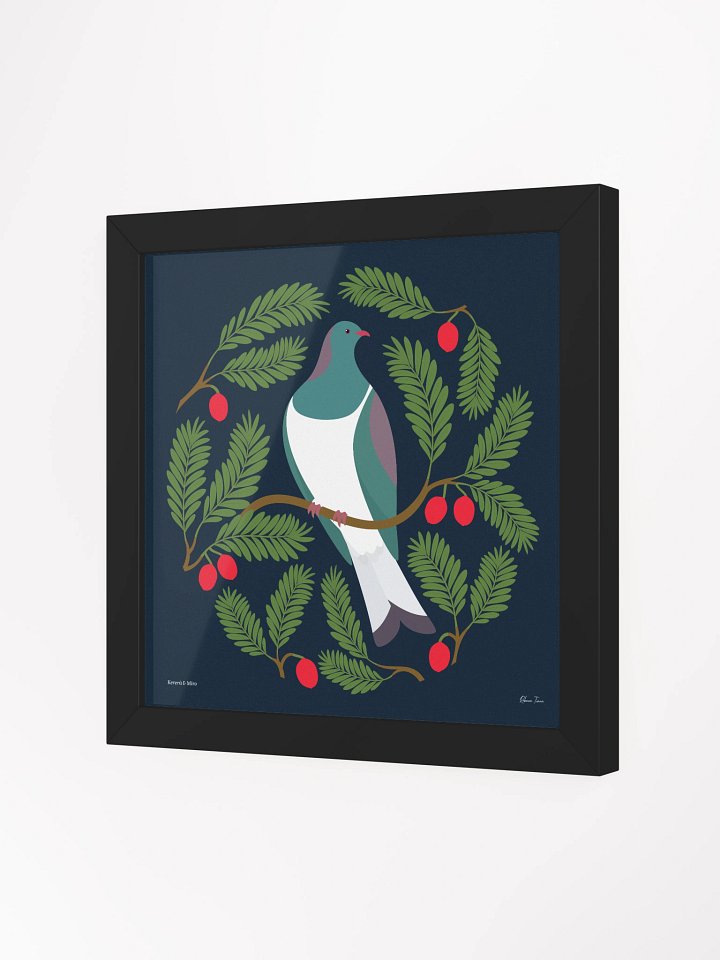 Kererū in Miro Framed Wall Art product image (24)