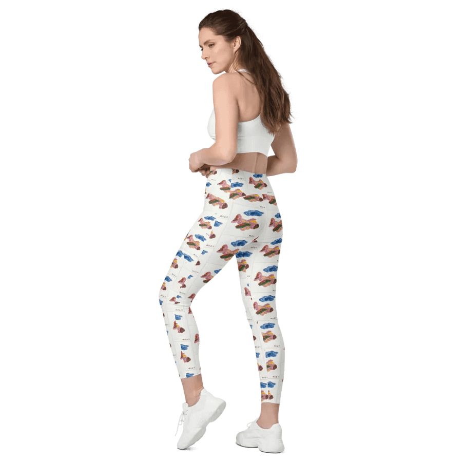 Kid Airplane (All-Over Print Leggings with Pockets) product image (4)