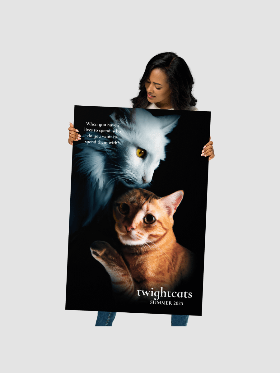 "Twightcats" Poster - Hilarious Cat Parody in Premium Matte Print product image (3)