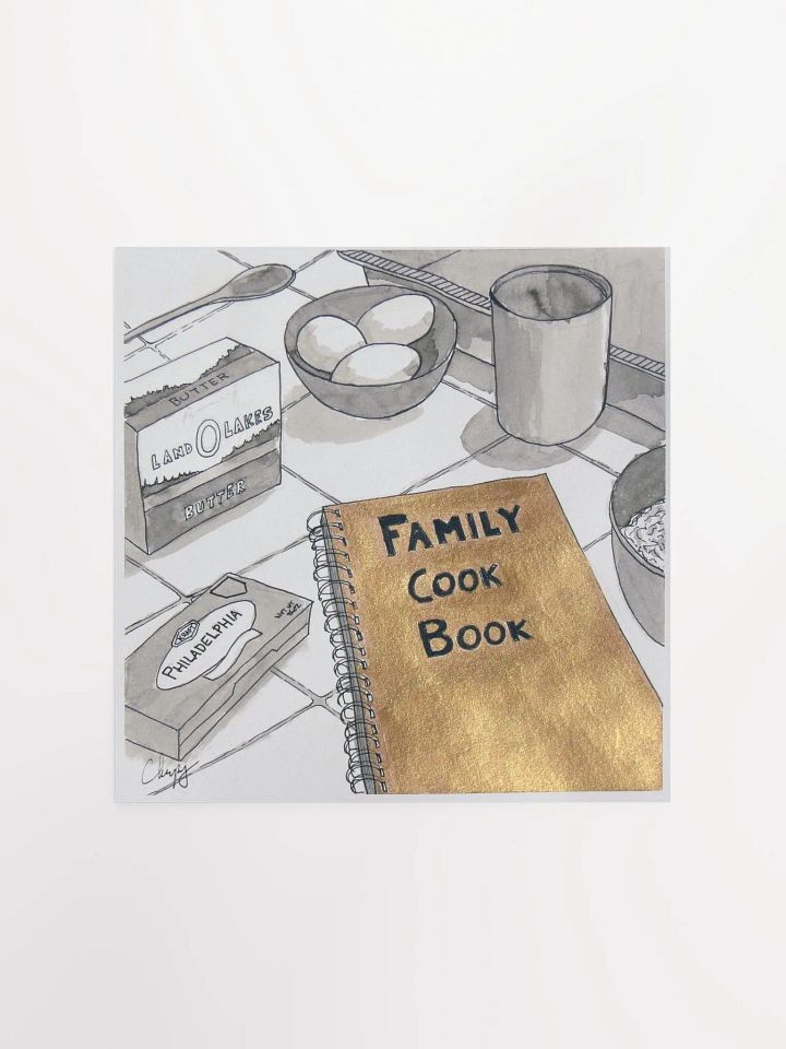 Family Cook Book Print product image (1)