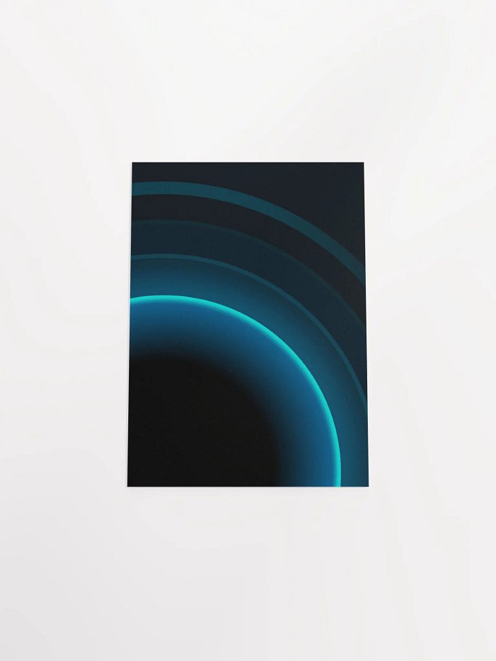 Cyan Pulse Poster product image (11)