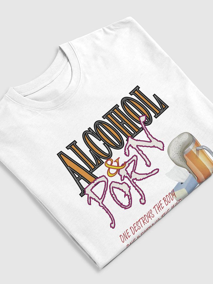 Alcohol & Porn - Cotton Heritage Men's Premium Heavyweight Tee product image (1)