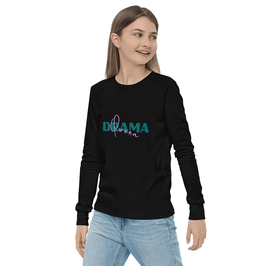 Drama Queen Youth Long Sleeve Tee product image (5)