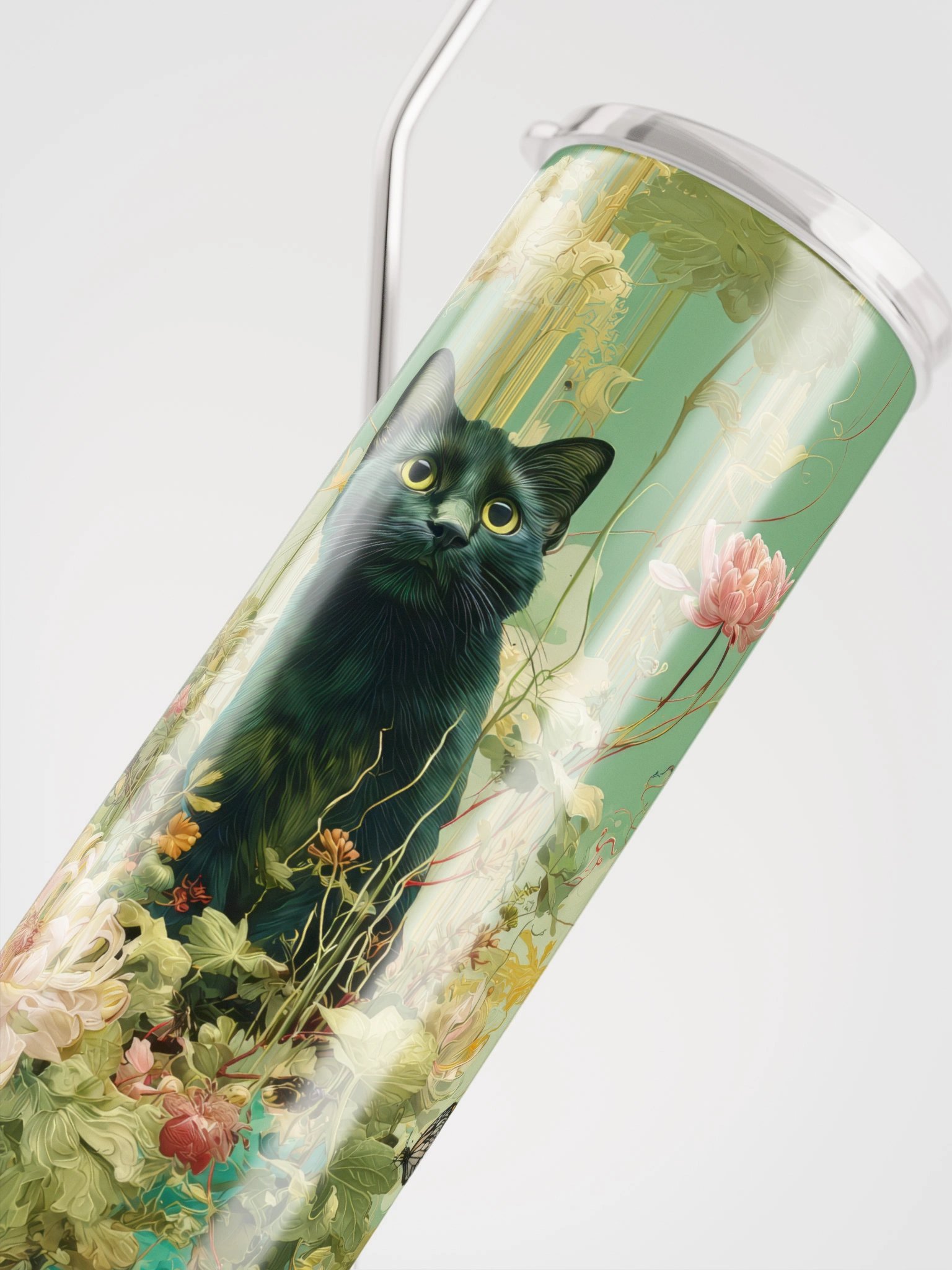 Kitty in Wonderland Stainless Steel Tumbler product image (4)