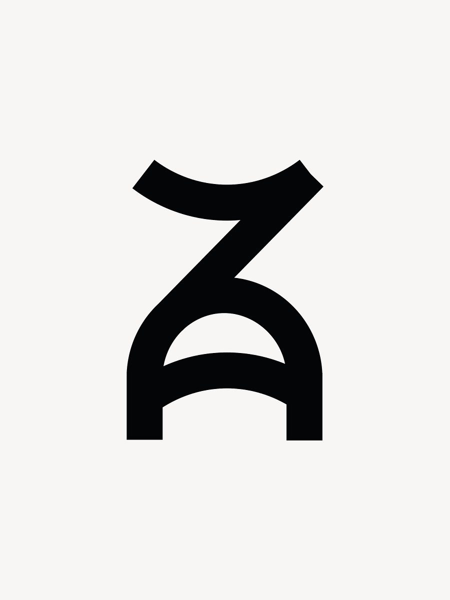 AZ or ZA Letter Logo product image (1)