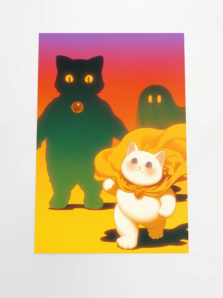 Mystical Feline Trio Poster product image (1)