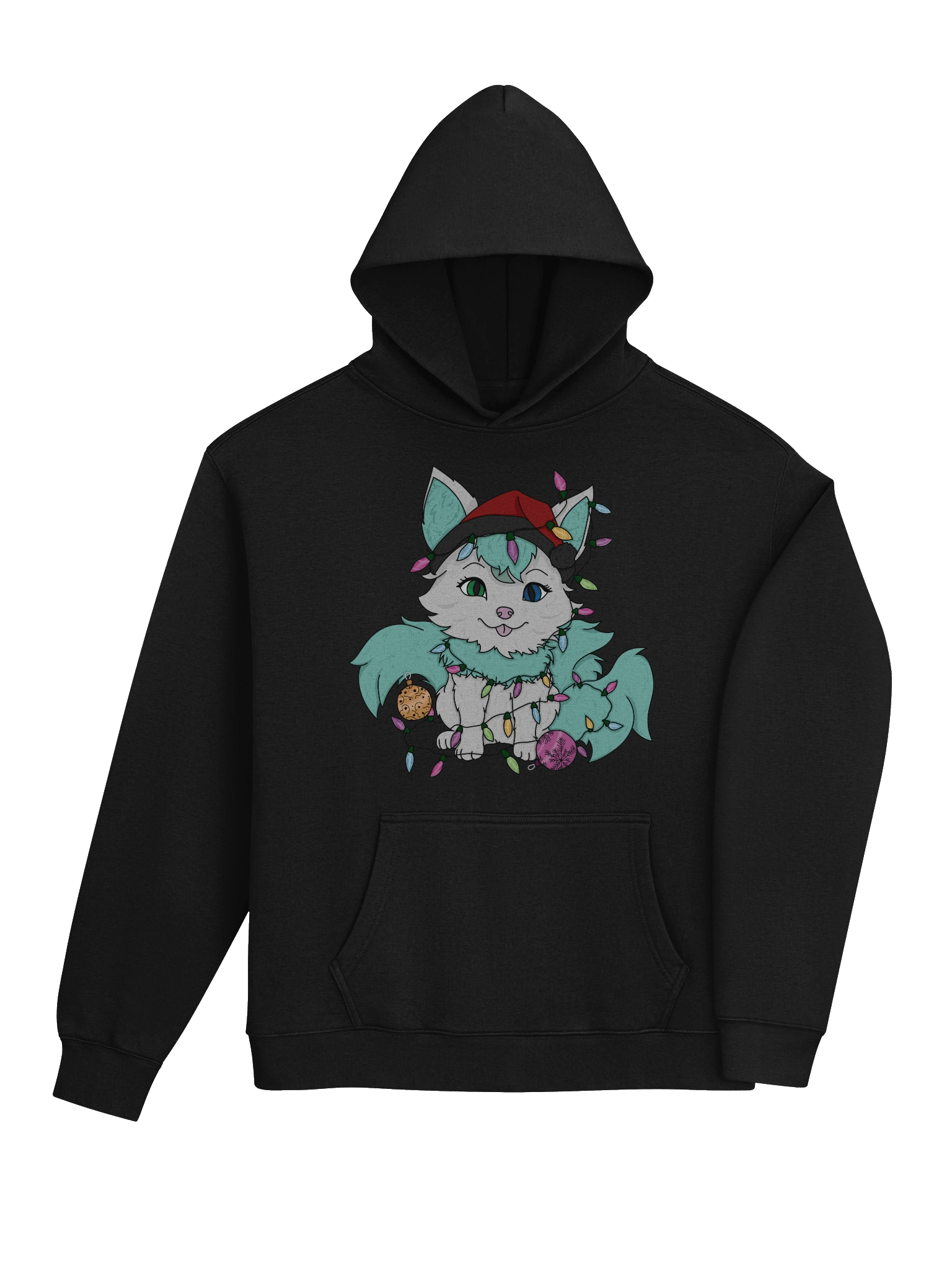 Festive Kitsune Oversized Hoodie product image (7)