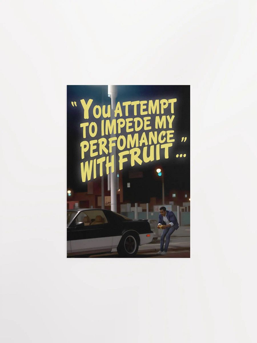 KARR-Impede My Performance? Poster! product image (3)