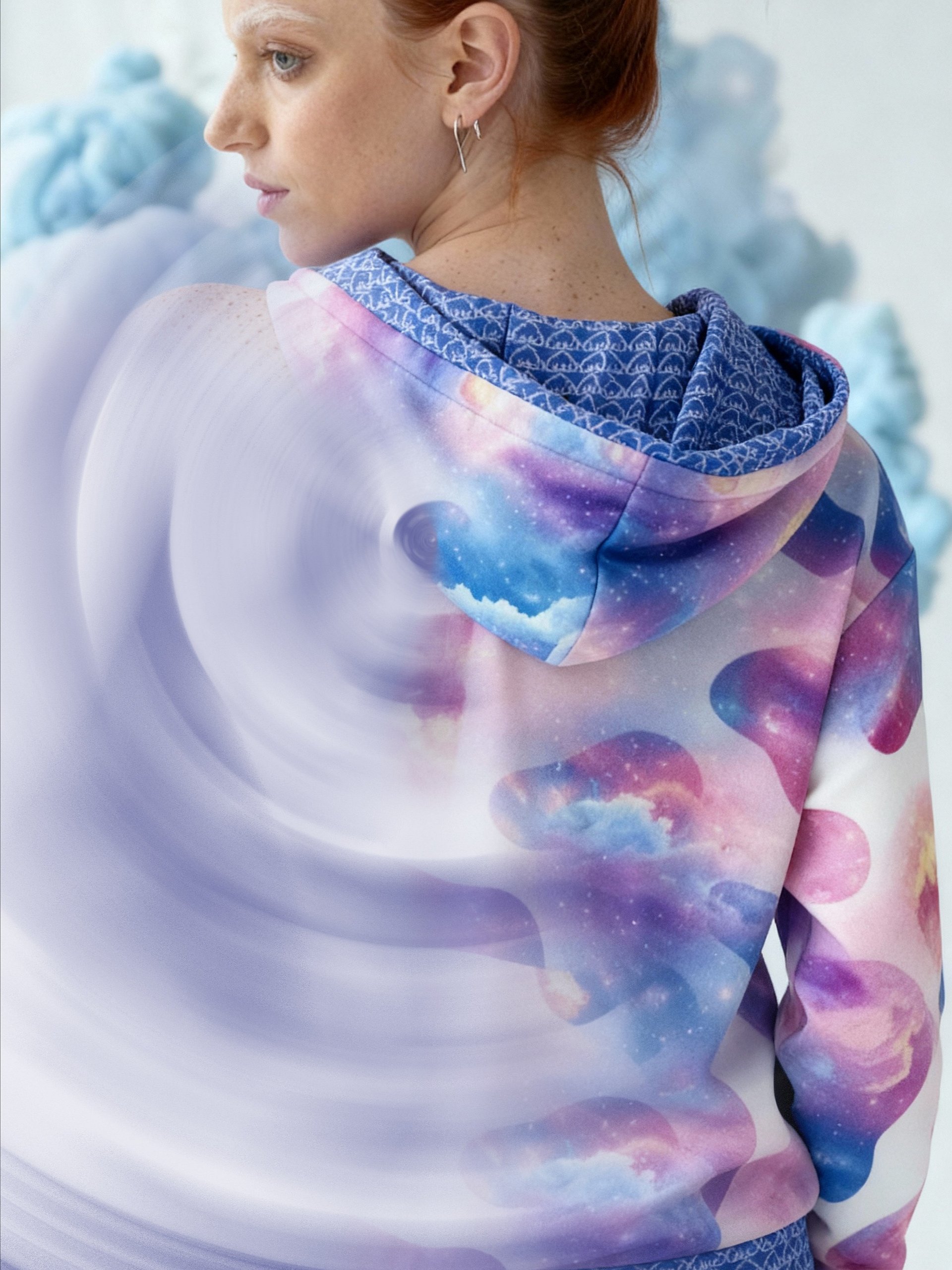 Crazy Cow-Recycled Unisex Zip Hoodie product image (6)