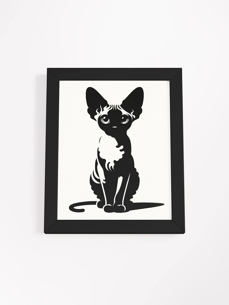 Framed High-Quality Matte Poster (in): Devon Rex product image (6)