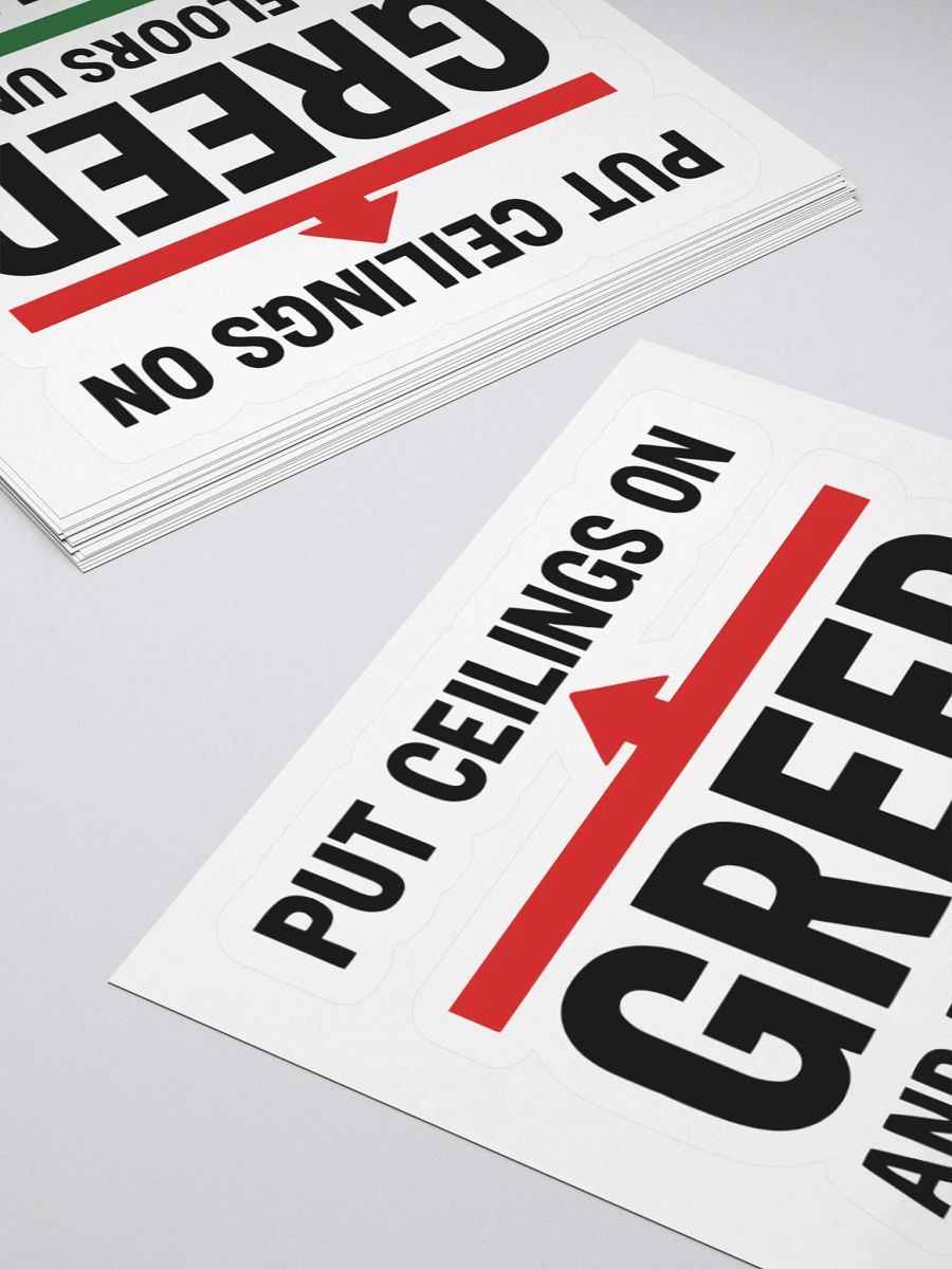 Greed Limitation Sticker Set product image (10)
