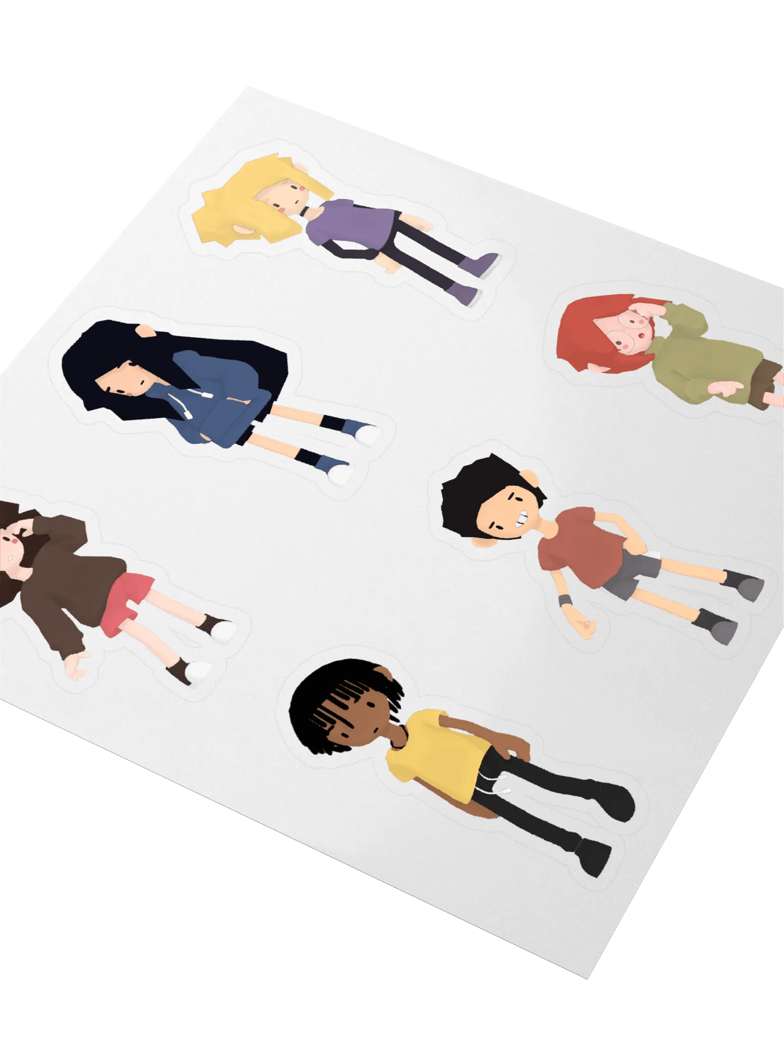 POP Character Portrait Kiss-Cut Sticker Set product image (3)