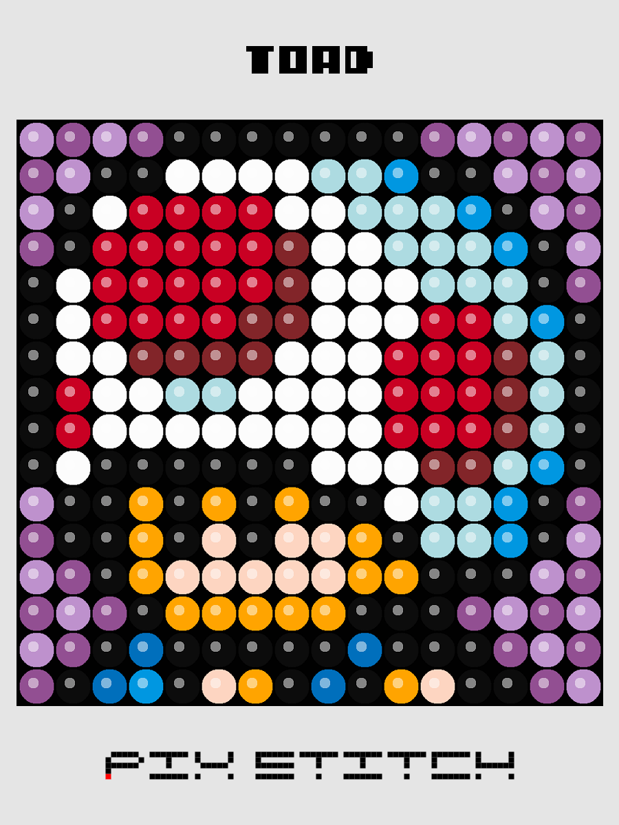 Toad Pixel Art product image (1)