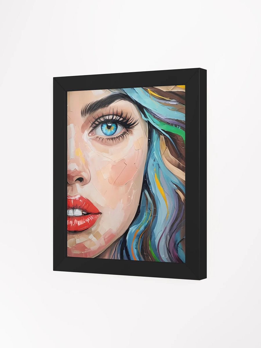Vivid Eye and Colorful Hair Framed Poster product image (4)