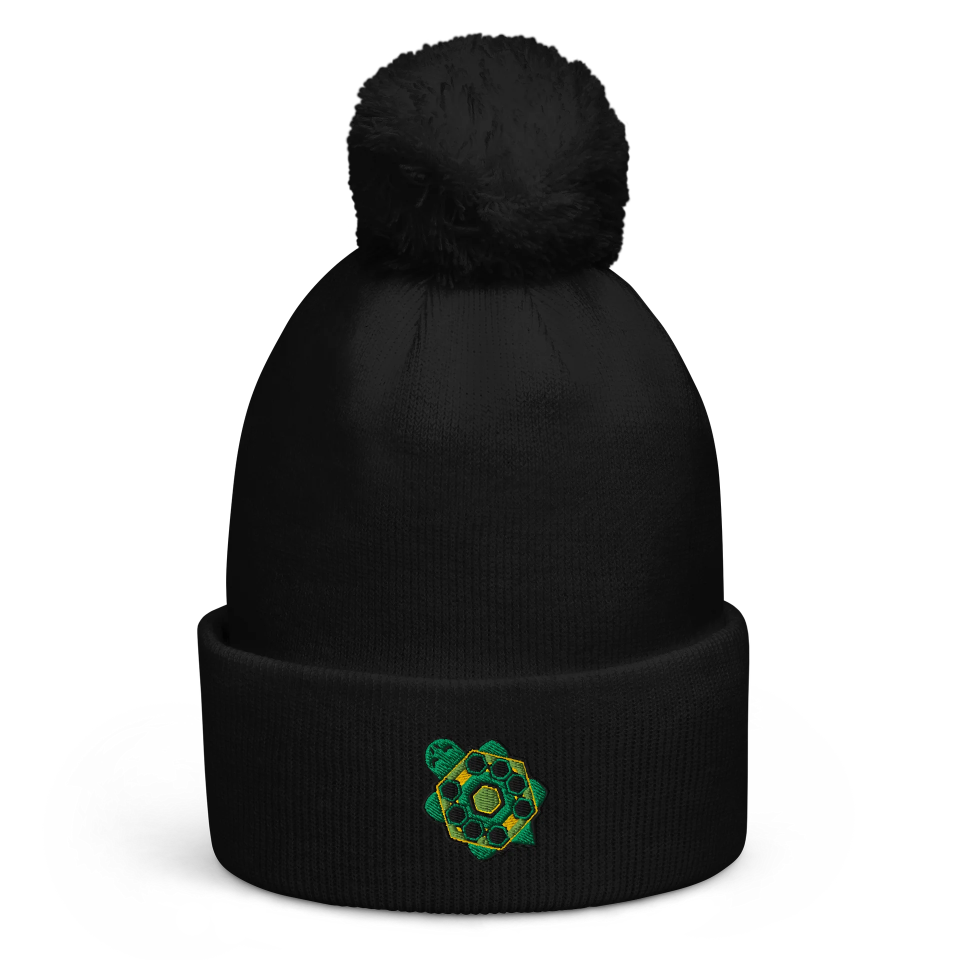 Geometric Turtle Pom-Pom Beanie product image (1)