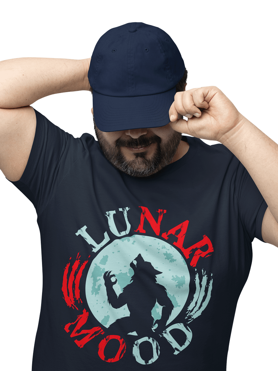 Lunar Mood Werewolf T-Shirt – Full Moon Wolf Silhouette Graphic Tee product image (2)