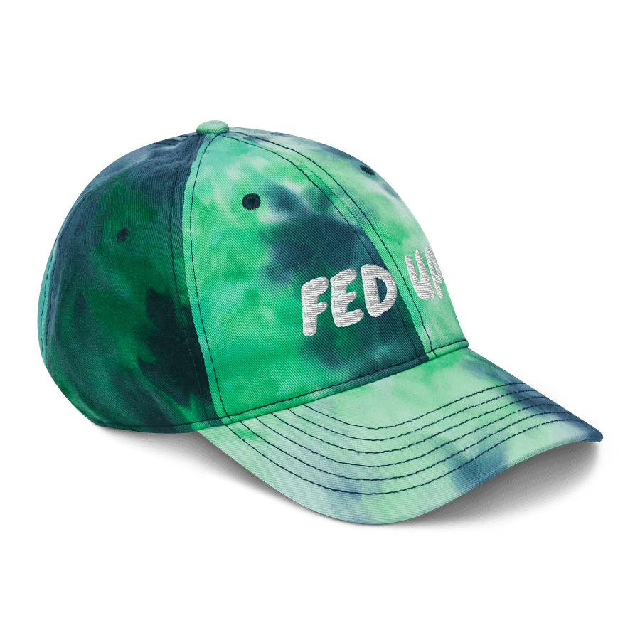 Fed Up Tie-dye Baseball Hat product image (6)
