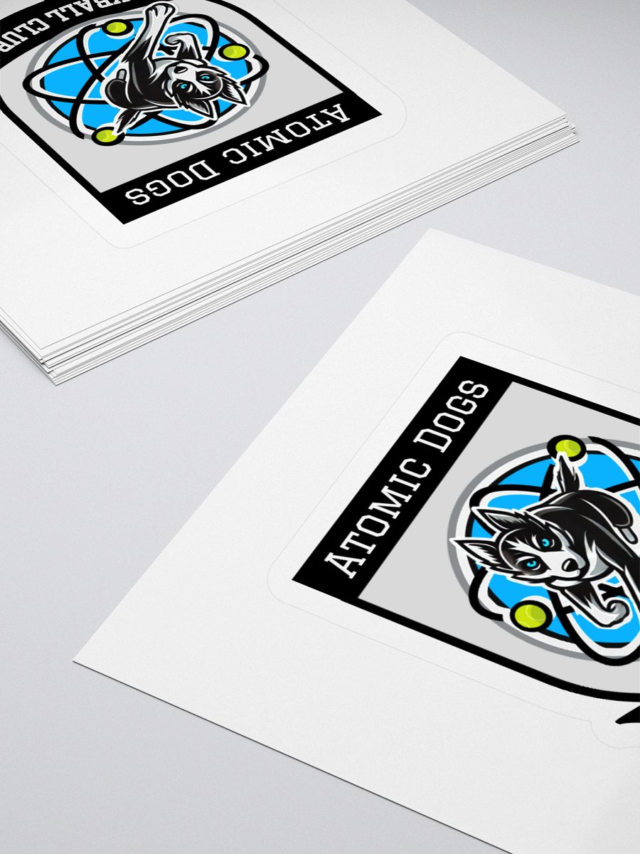 Atomic Dogs Flyball Club Kiss Cut Stickers product image (4)