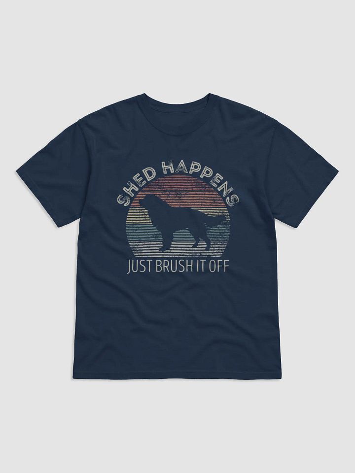 Shed Happens Bernese Mountain Dog Tee | Funny Retro-Vintage Sunset T-Shirt for Berner Owners product image (12)