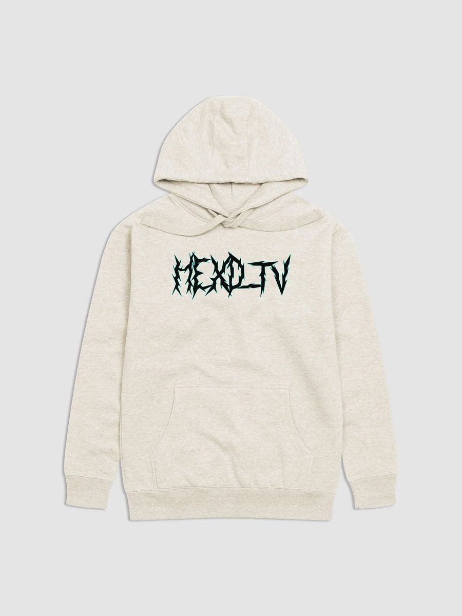 HEXD METAL HOODIE IN CYAN product image (1)