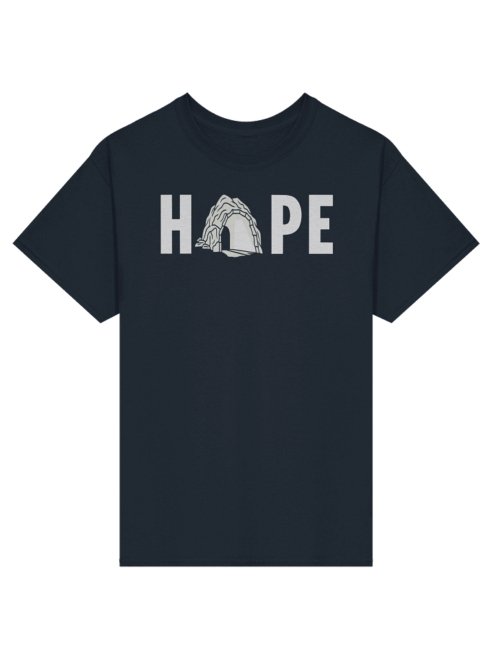 “Hope Through the Cave” Minimalist Inspirational Tee product image (1)
