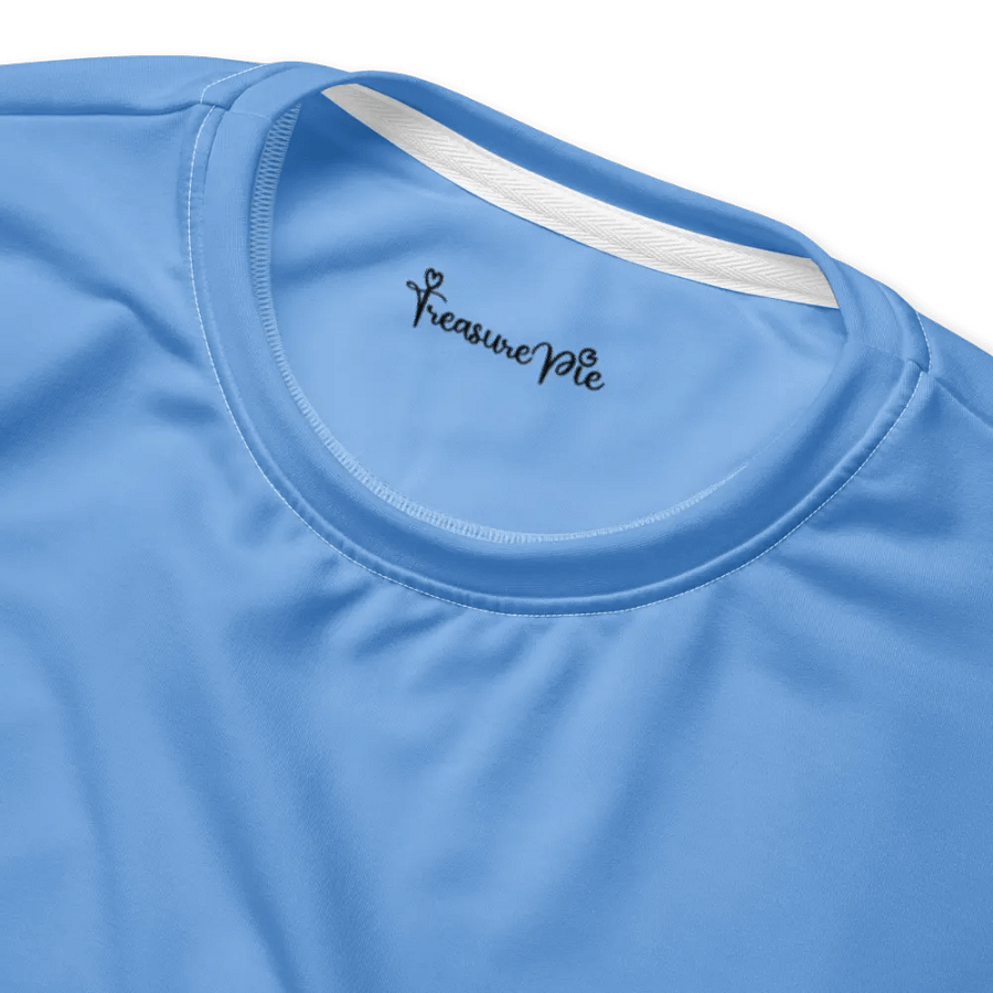 Plain Light Blue True Summer Unisex Recycled Polyester Heavyweight Premium Sweatshirt by Treasure Pie product image (4)
