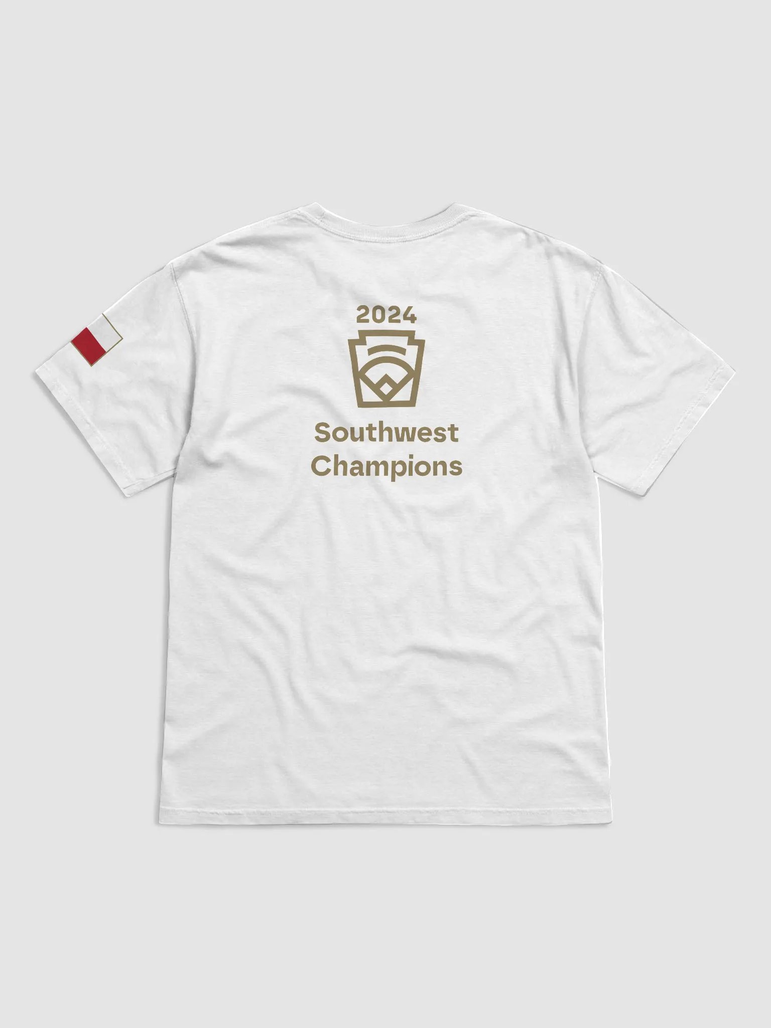 Boerne Little League World Series 2024 Gold on White product image (2)