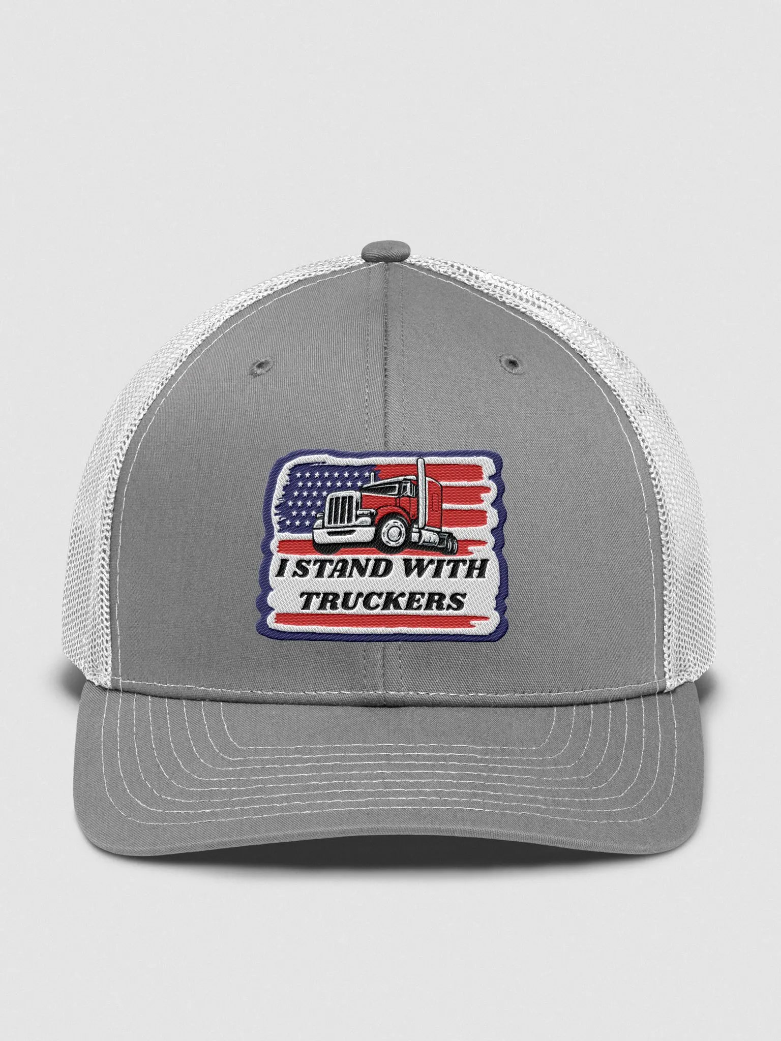 I STAND WITH TRUCKERS Snapback hAT product image (1)