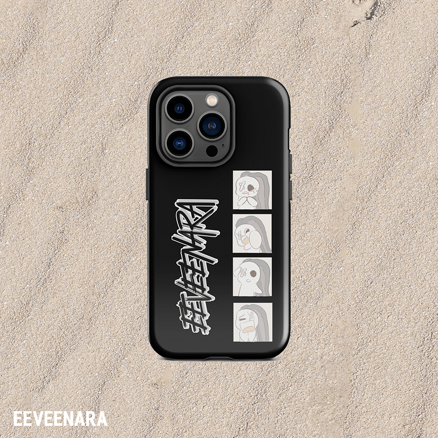 EV BUNNIES IPHONE CASE - [BLACK] product image (1)