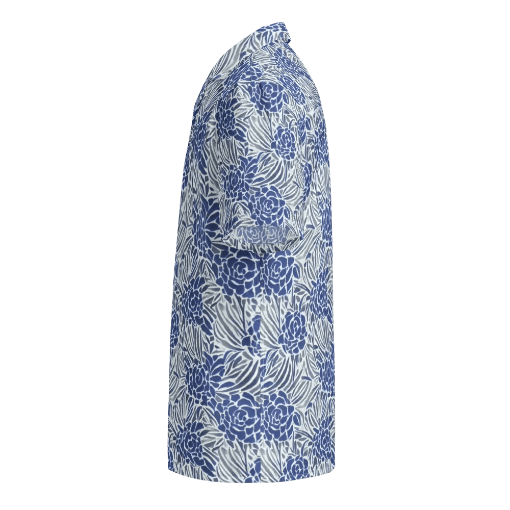 Blue Roses Hawaiian Shirt product image (3)