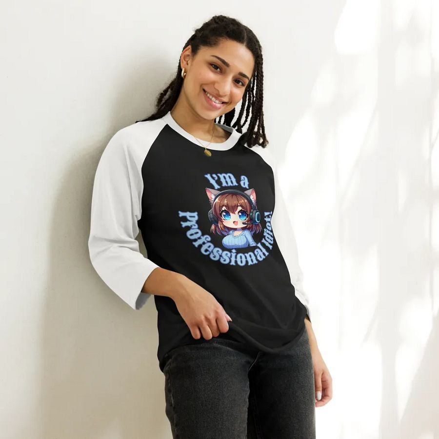 Professional Idiot Jersey Raglan Tee product image (10)