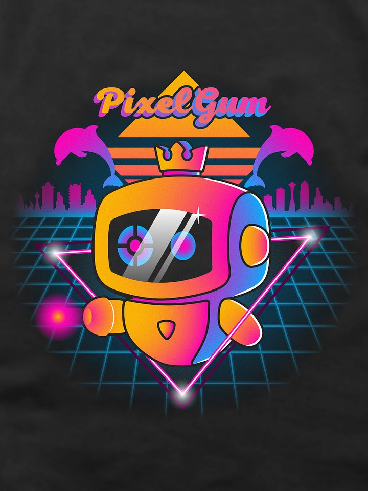 The Guardian - 80s Brightwave - PixelGum Tee product image (1)