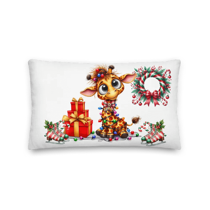 Christmas Pillow - Festive Baby Giraffe product image (2)
