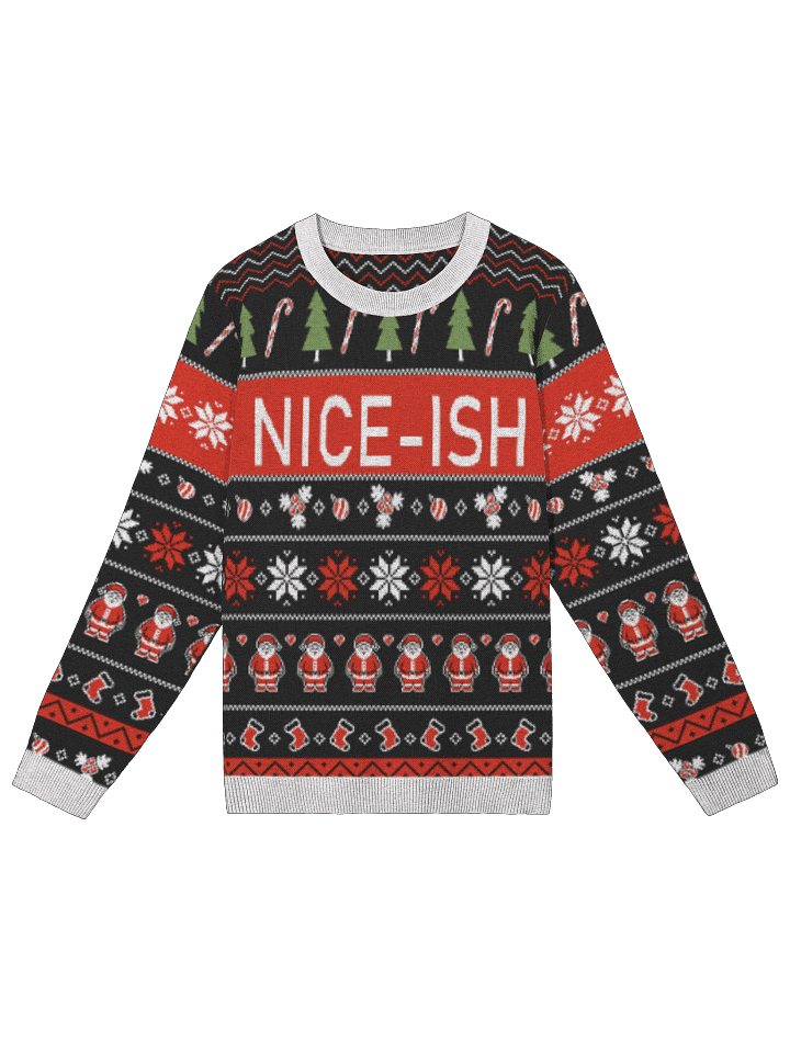 NICE-ISH Festive Knitted Sweater product image (1)