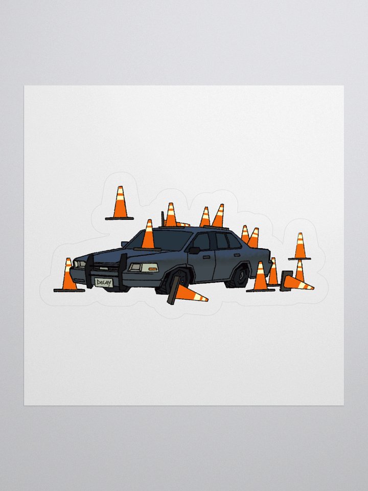 Cone Car Sticker product image (2)