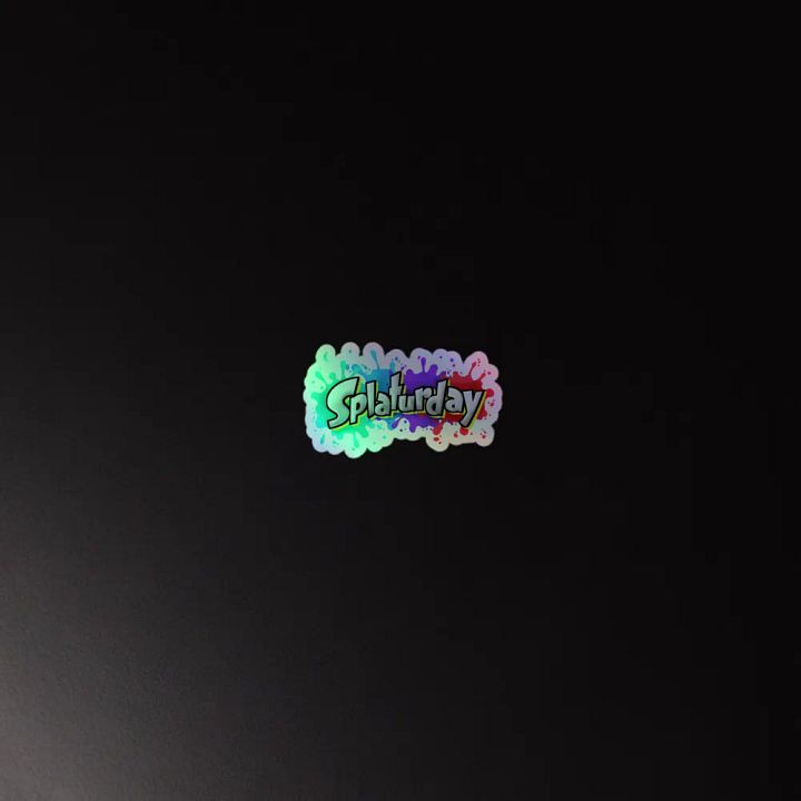 SPLATURDAY holo sticker! product image (2)