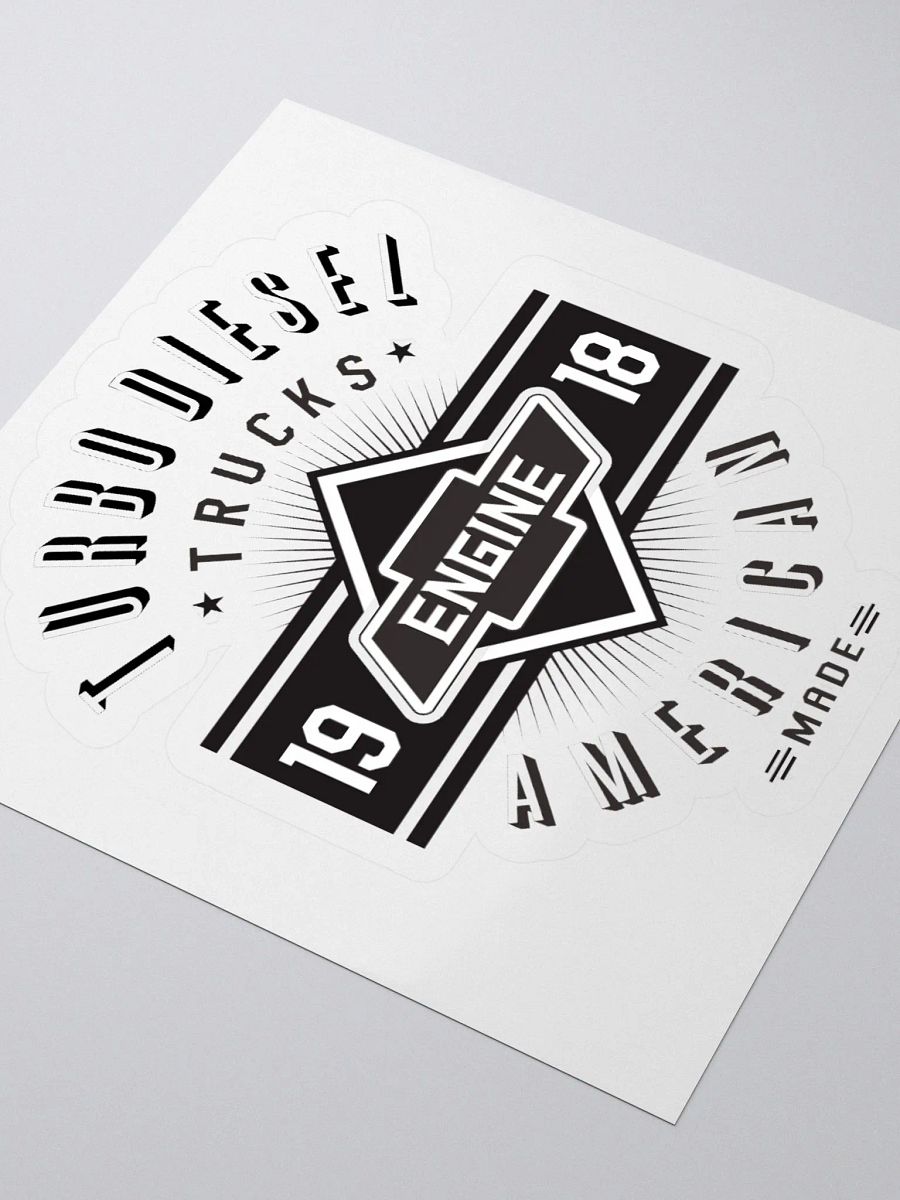 Retro American Made Diamond Engine Stickers product image (10)