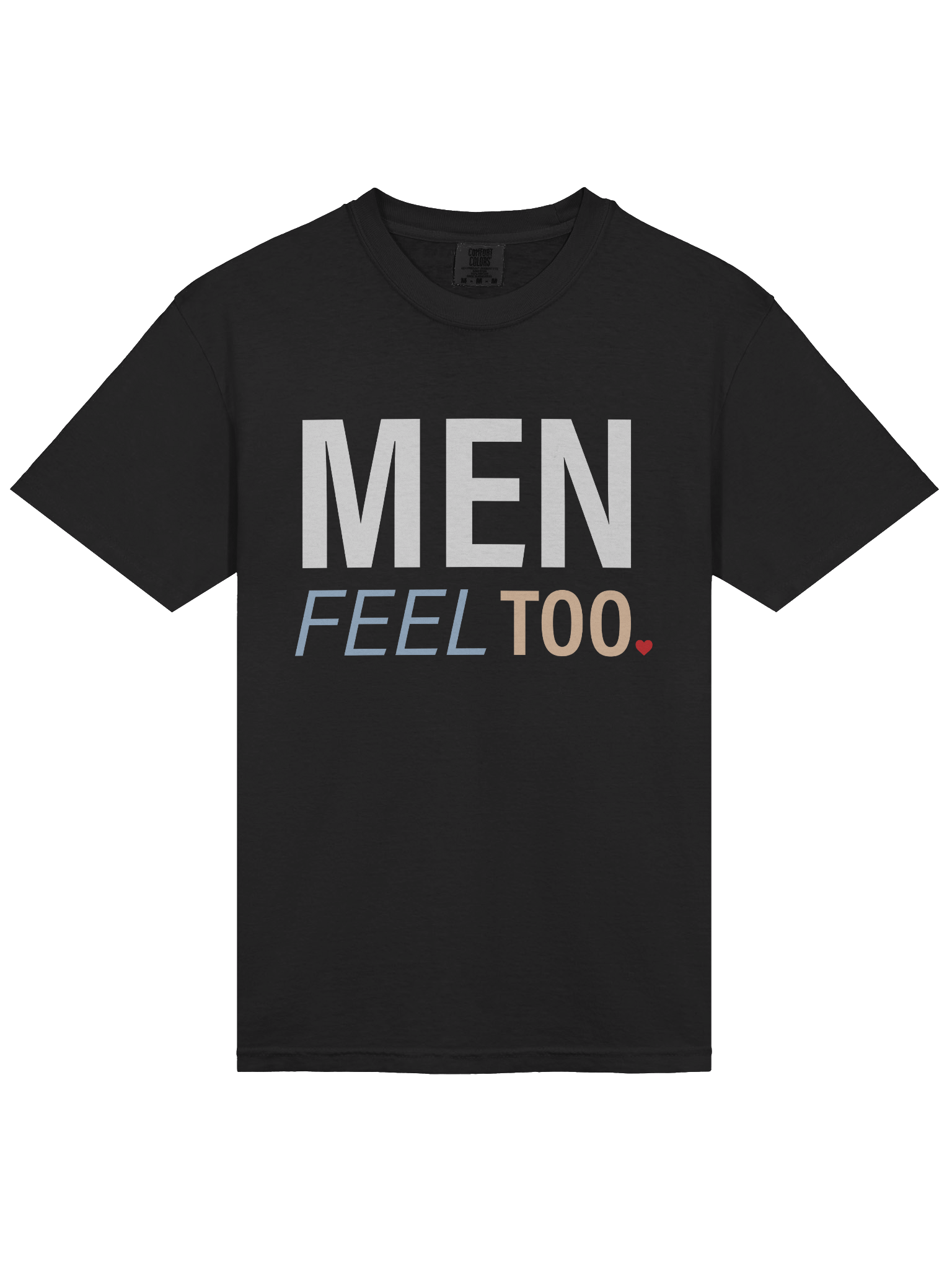 Men Feel Too Heavy T (Dark) product image (3)