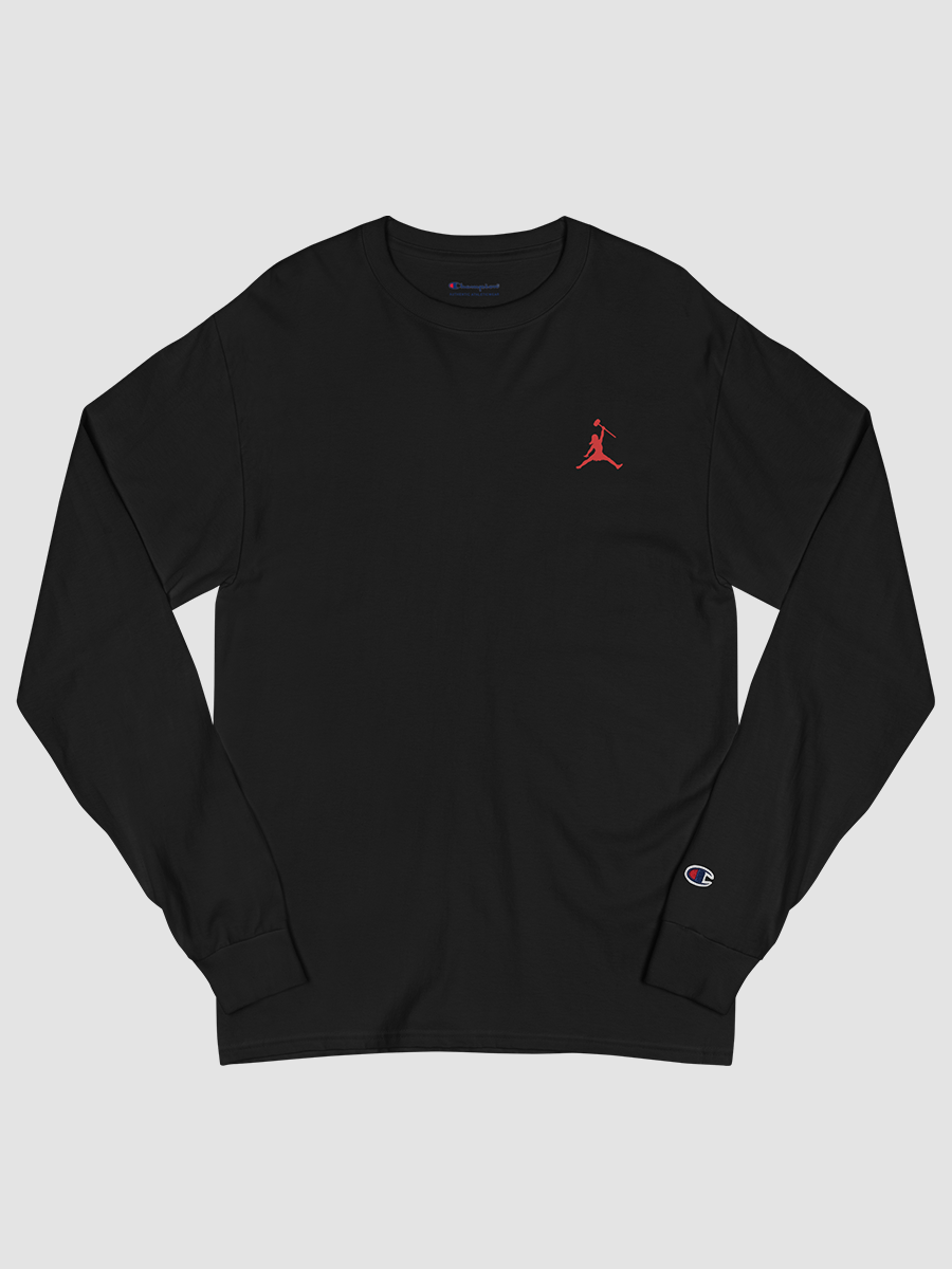 Jumpy Krag Men's Champion Long Sleeve Shirt (Embroidered) product image (3)