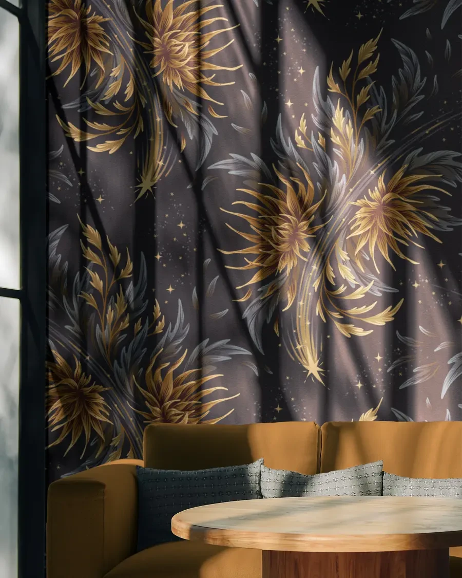 Wallpaper Mockup - Industrial Living Room product image (6)