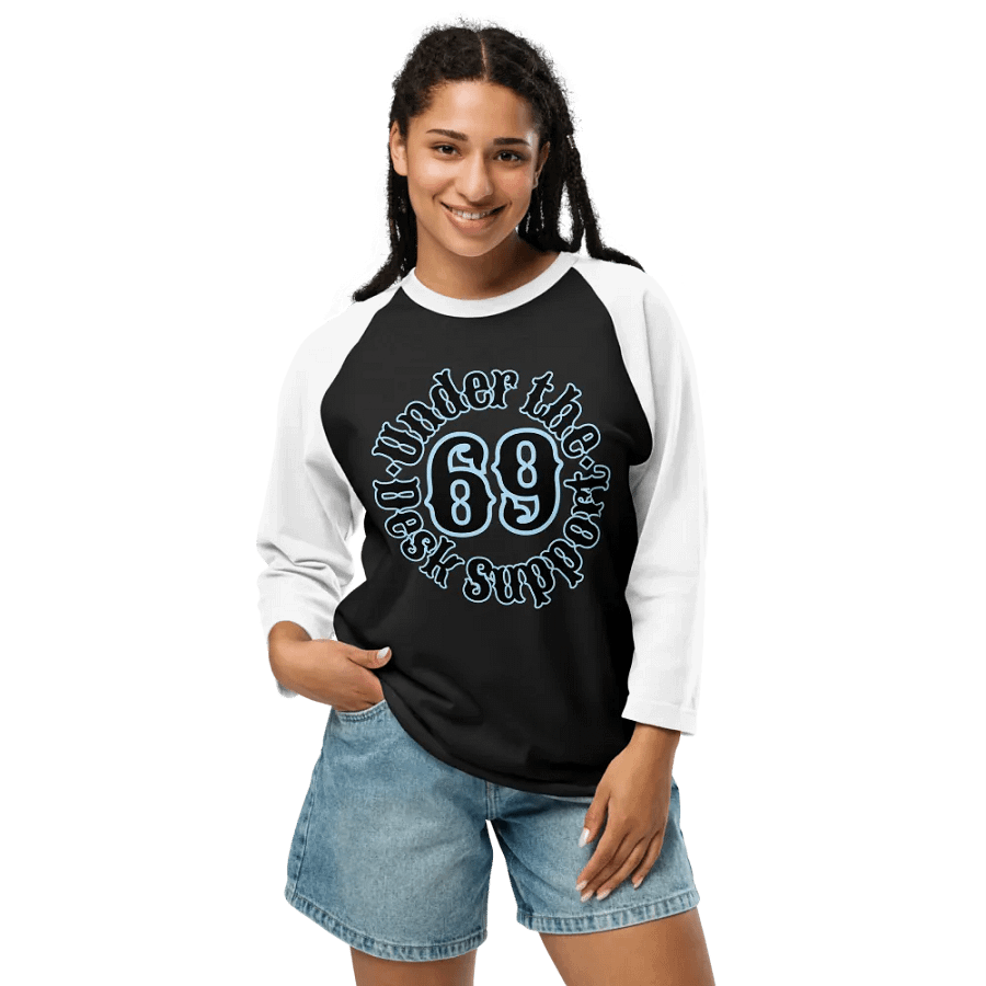 Desk Support Jersey Raglan Tee product image (18)