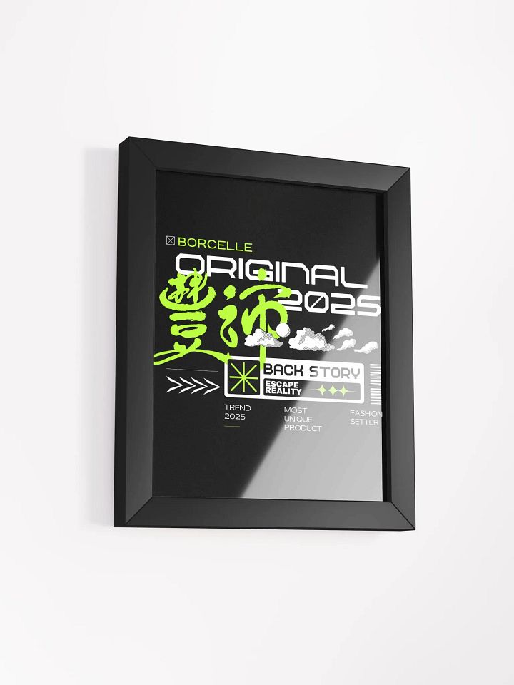 Mystic Black Minimalist Framed Poster product image (19)