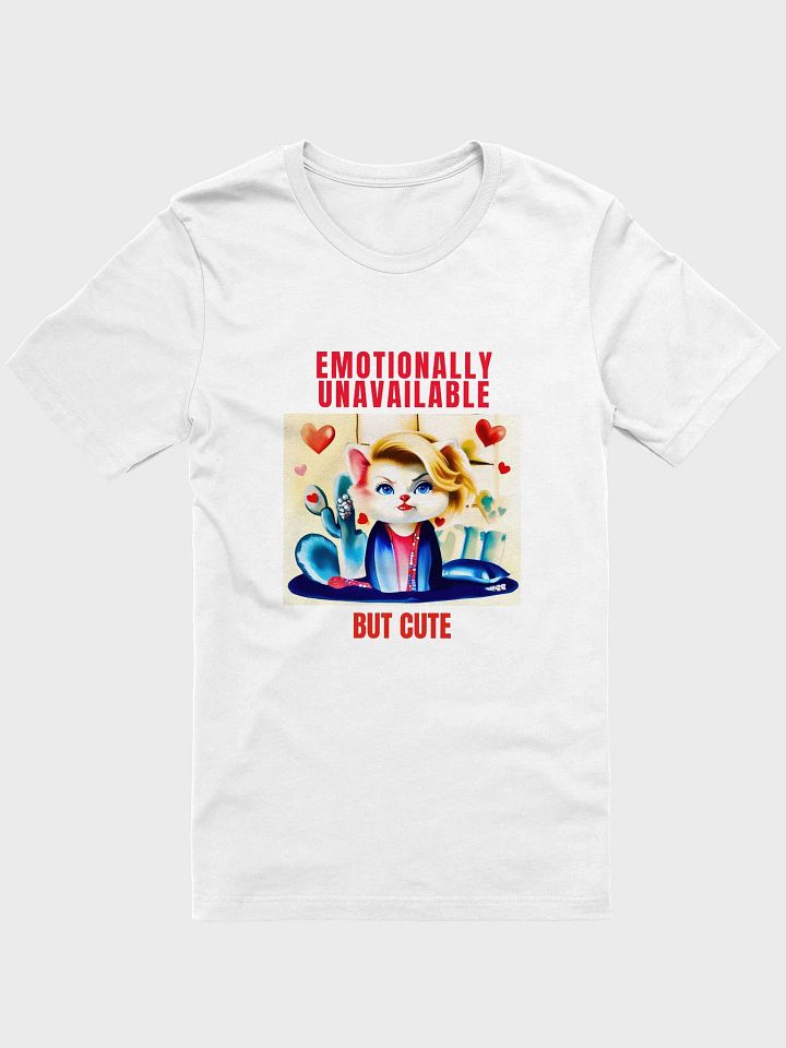 Emotionally Unavailable But Cute Unisex Heavy Cotton product image (1)